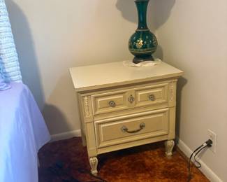 . . . night stand and lamp