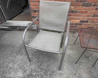 . . . patio chair -- one of four