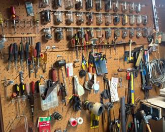. . . tools, tools, tools . . . and hardware