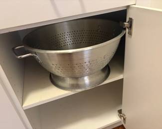 . . . large stainless colendar
