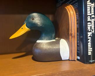. . . mallard bookend -- one of a pair