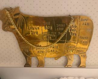 . . . brass cow accent