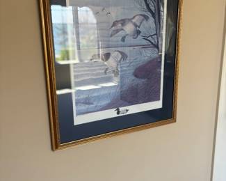 . . . another great signed duck print -- this one by Leonard Wades