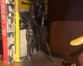 . . . golf bookend