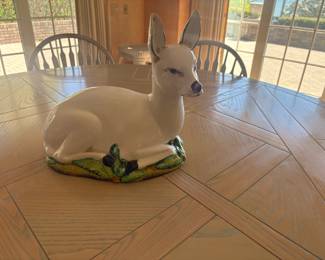 . . . albino deer centerpiece