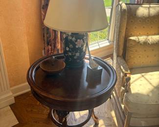 . . . lamp table and lamp