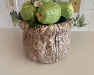 . . . faux fruit