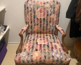 . . . nice ball-and-claw accent chair