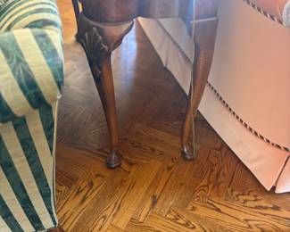 . . . Queen Ann-style sofa table