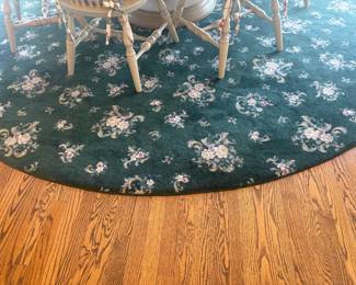 . . . circular area rug