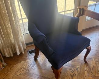 . . . Queen Ann-style accent chair