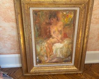 . . . tasteful nude oil by Depnig
