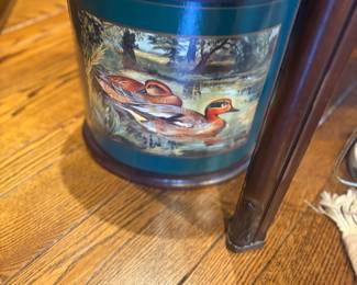 . . . duck waste basket
