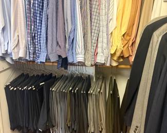 . . . complete with dress shirts, pants, and shoes