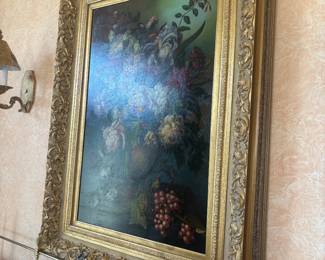 . . . great floral oil painting