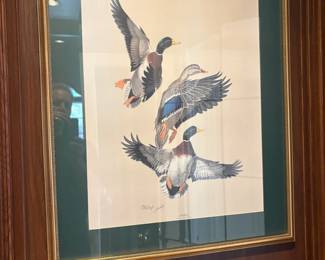 . . . wildlife/mallard signed print