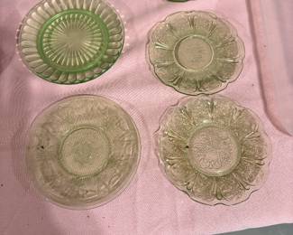 Depression Glass Plates