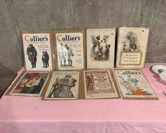 Large collection of vintage advertising pieces