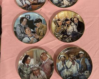Three Stooges collector plates