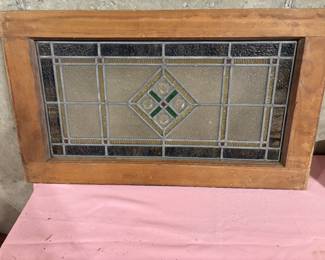 Vintage Stained glass window
