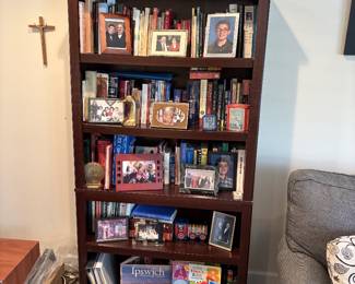 Five tier bookcase Plus one new in the box