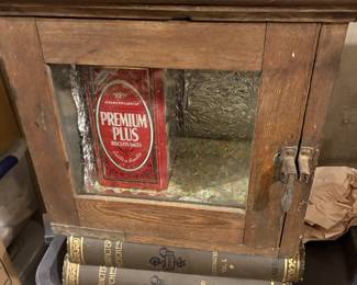 Vintage advertising cabinets
