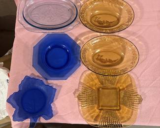 Depression Glass Plates
