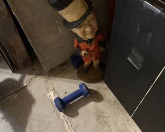 Vintage chalk Ware figurine of WC Fields