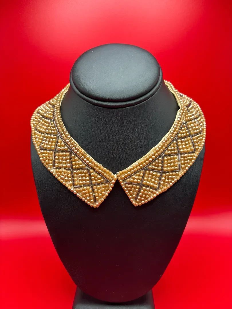 Antique Baar And Beards Handmade Japanese Collar