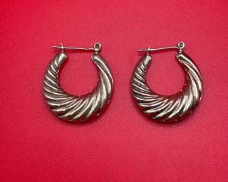 Sterling Silver Hoop Earrings