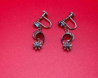 Cute Dangle Sterling Silver ScrewOn Earrings