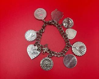 Sterling Silver Charm Bracelet
