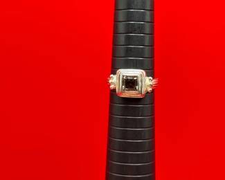 Sterling Silver Ring With Gemstone
