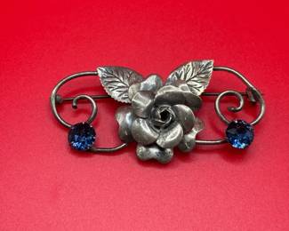 Mid 20th Century Lang Sterling Silver Brooch
