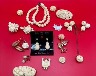 Hand Carved Genuine Ivory Jewelry And More