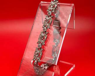 Bedazzled Sterling Silver Bracelet