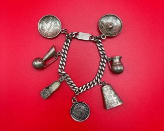 Vintage Mexican Charm Bracelet