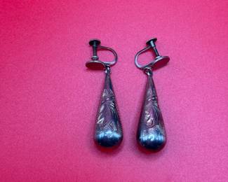 Beautiful Silver Dangle Earrings