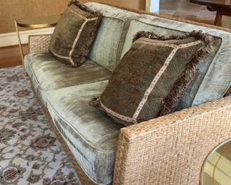 McGuire Furniture Zambales Antibes Couch in Vintage Java 