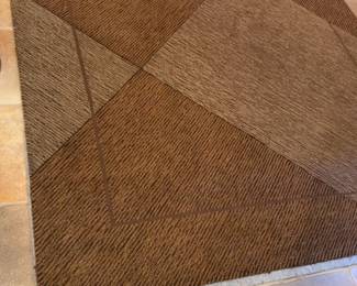 Area Rug with Border Detail - 7’30” x 9’