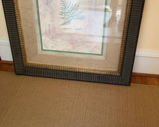Framed Botanical Fern Art Print 34 x 39
