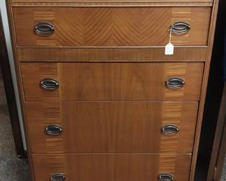 vintage chest of drawers, alarm clocks