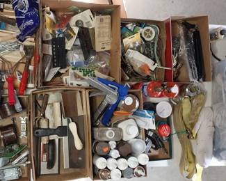 electrical, plumbing, paint supplies
