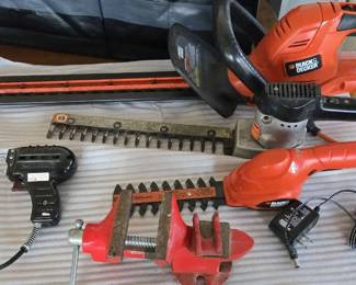 Black  Decker Trimmers Wen Soldering Iron and bench vise