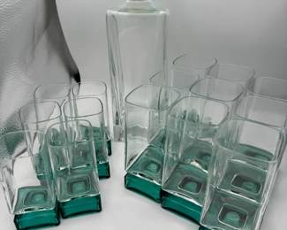 Luigi Bormioli Glass Decanter  Glasses