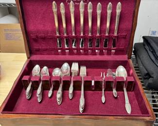 1847 First Love Silver Plated Flatware In Box