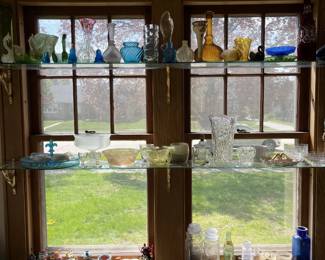 Packed shelves with lots to sort, sift, and discover.