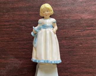 Royal Worcester porcelain figurine "Monday's Child is Faire Face"