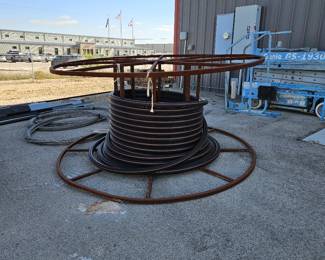 Hose Reel with gas line hose