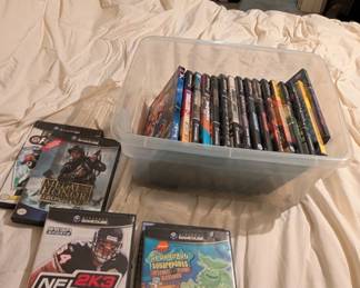 GameCube games and system 